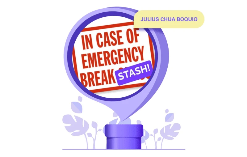 stash to organize emergency savings